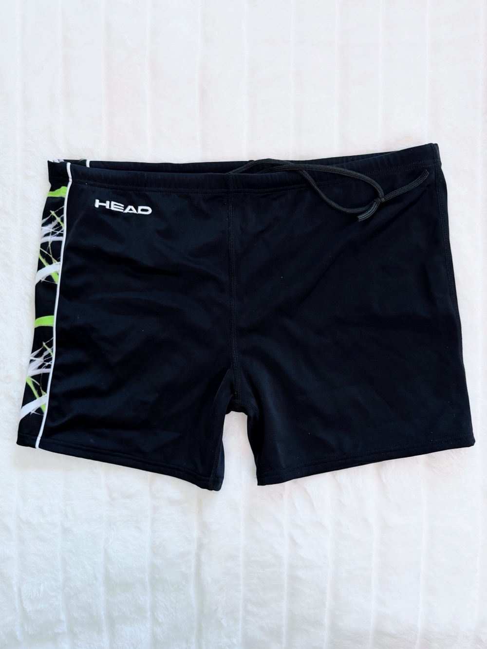 HEAD Men’s Swim Jammers Black Floral Side Panel Size 52 / UK 38 NWOT